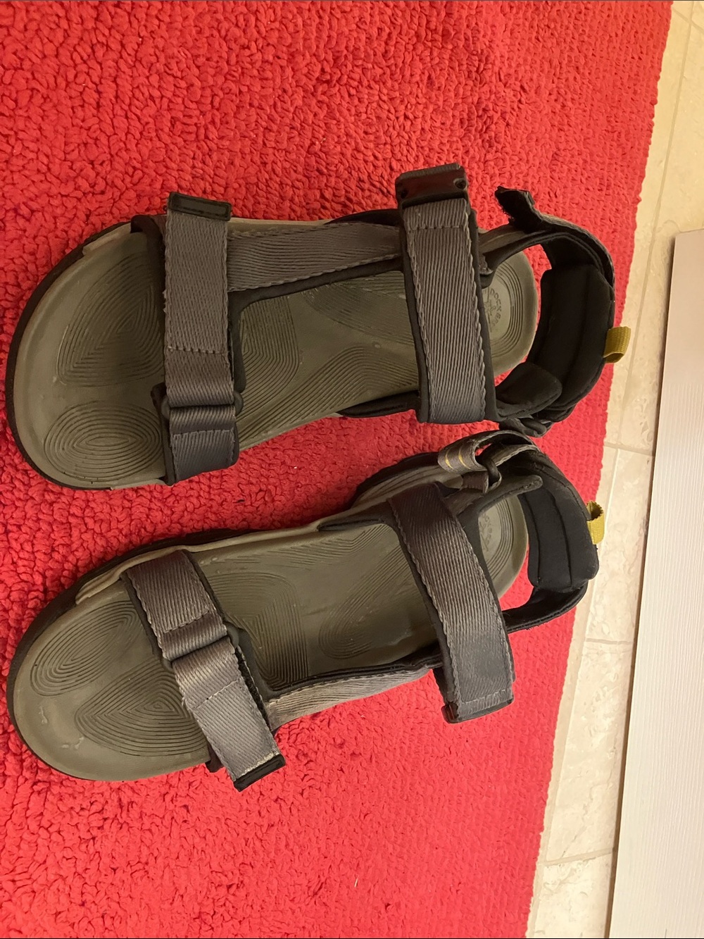 Dockers Black and Gray Men's Sport Sandals